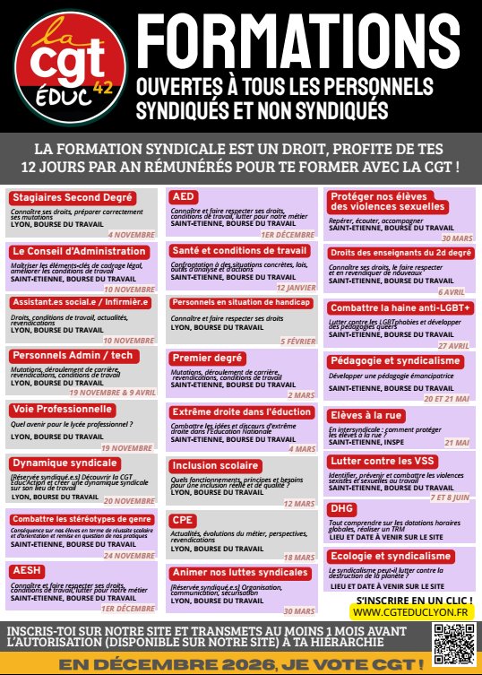 logo FORMATIONS SYNDICALES 2026-2027